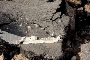 Cracked Pavement Photo | Lawyers for Accidents Due to Defective Roadways